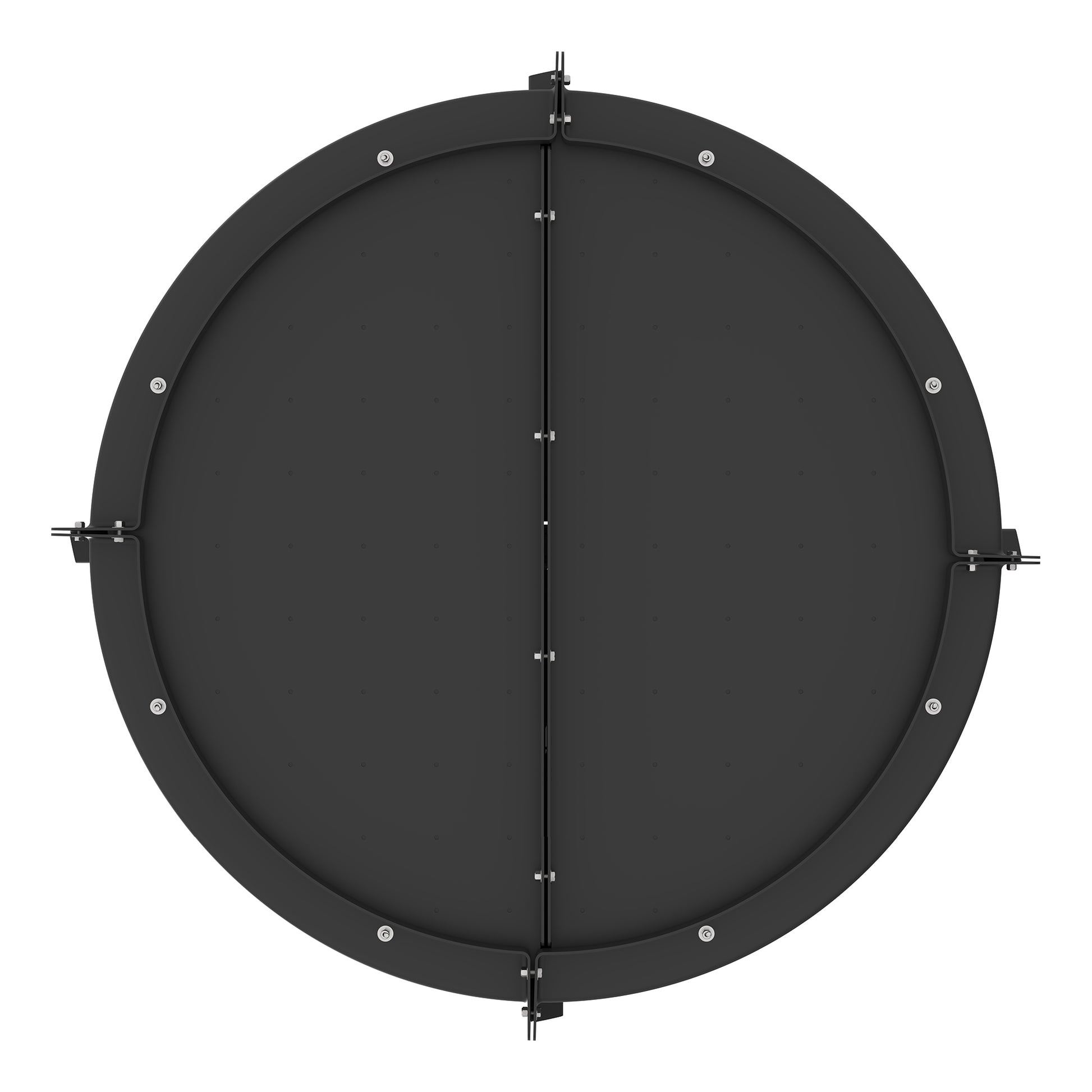 LIVELY LBP300 Floating Bait Pen – Bottom View Showing Reinforced Base and Pre-Marked Drill Points for Custom Water Circulation.