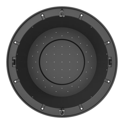 LIVELY LBP36R Floating Bait Pen – Top View with Lid Removed, Showing Interior and Water Flow Holes.